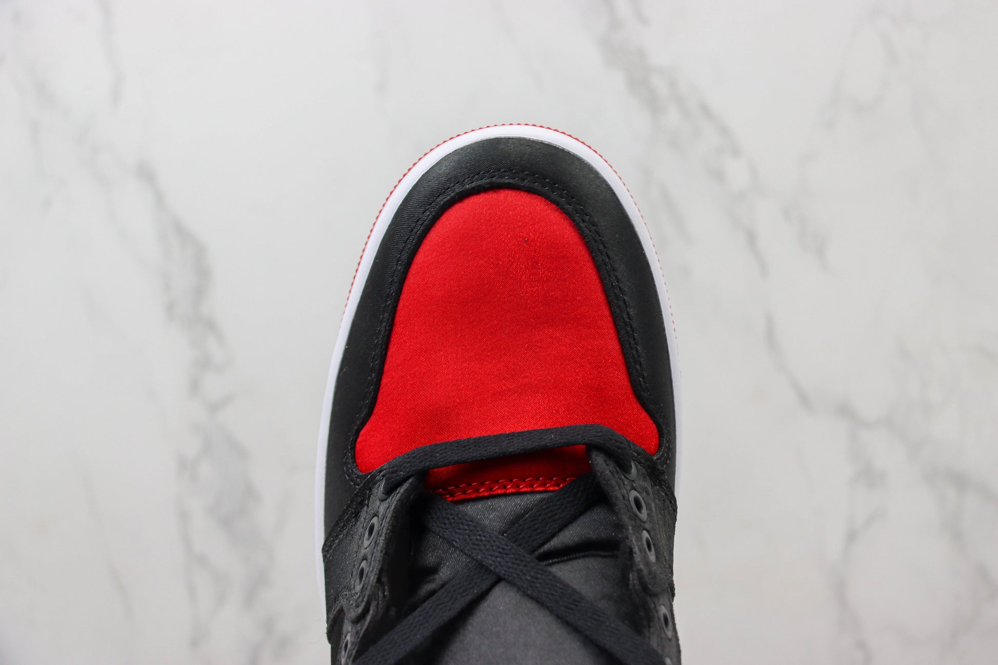 Air Jordan 1 High Satin Black Red