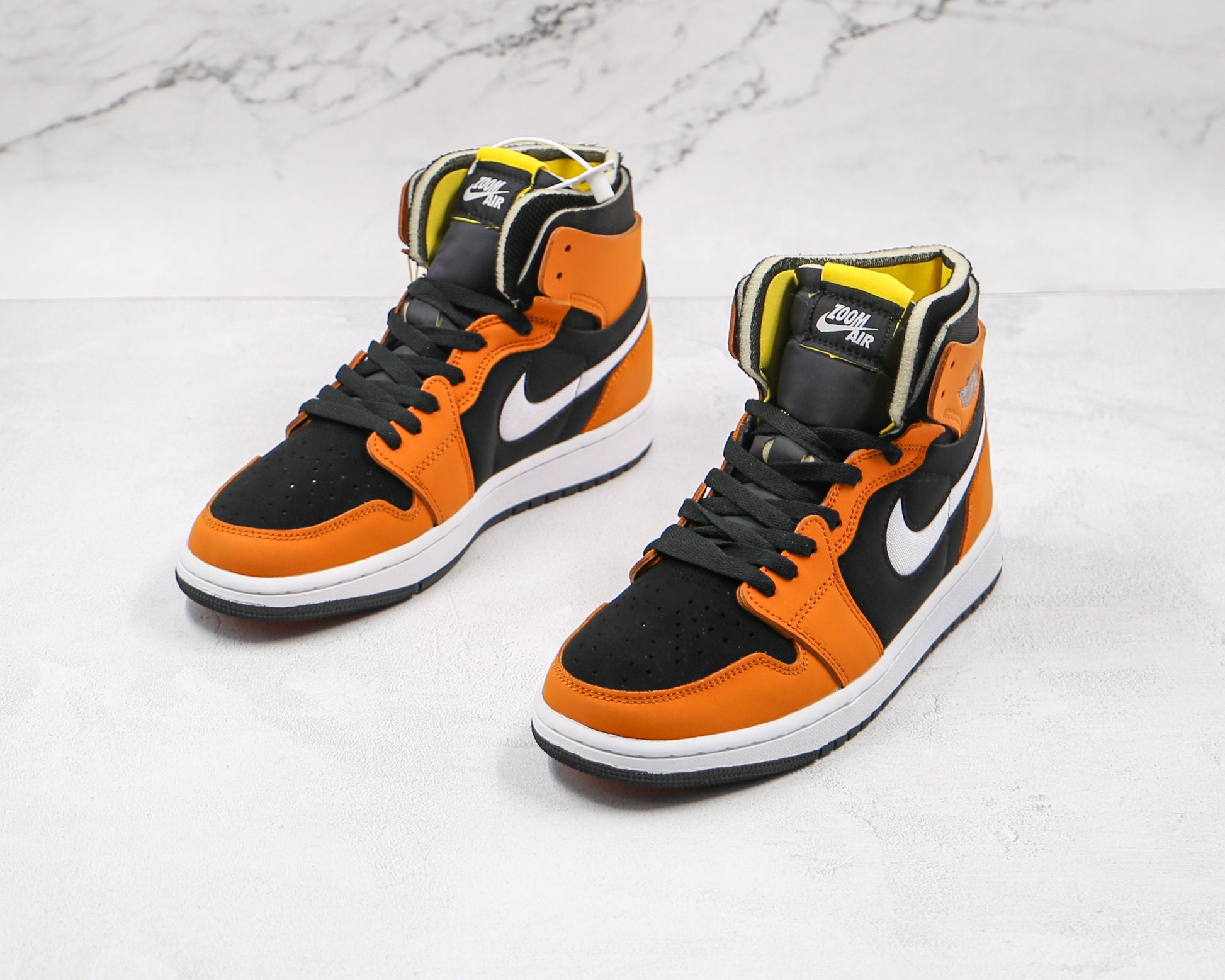 Air Jordan 1 High Black Yellow Brown