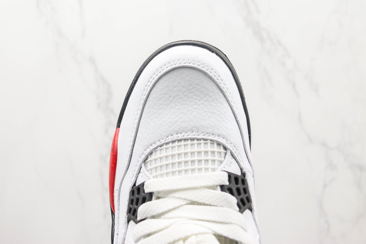Air Jordan 4 Red Cement White