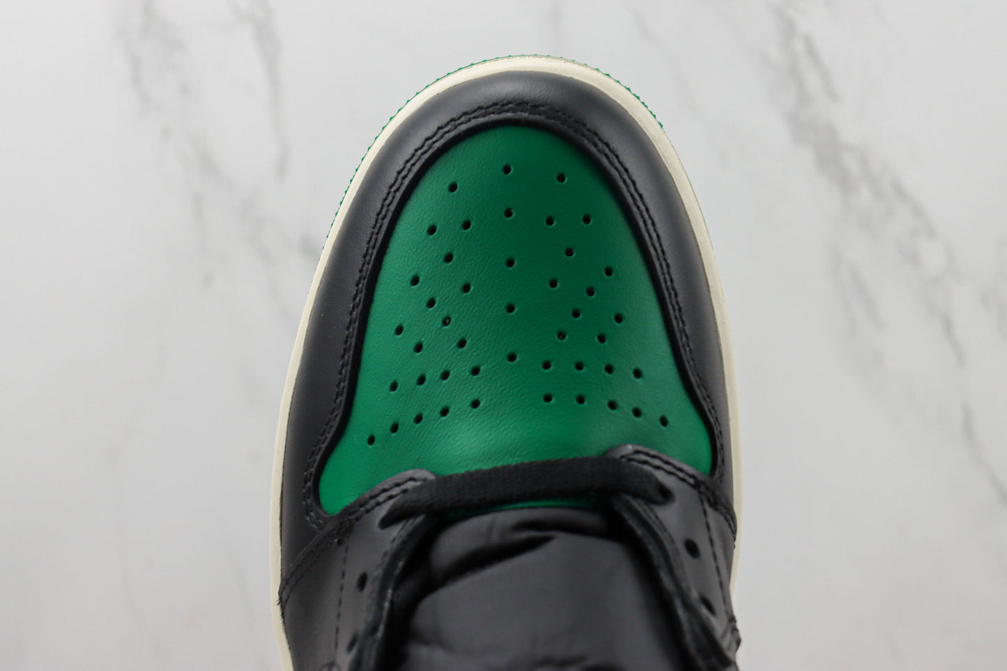 Air Jordan 1 High Black Green Script