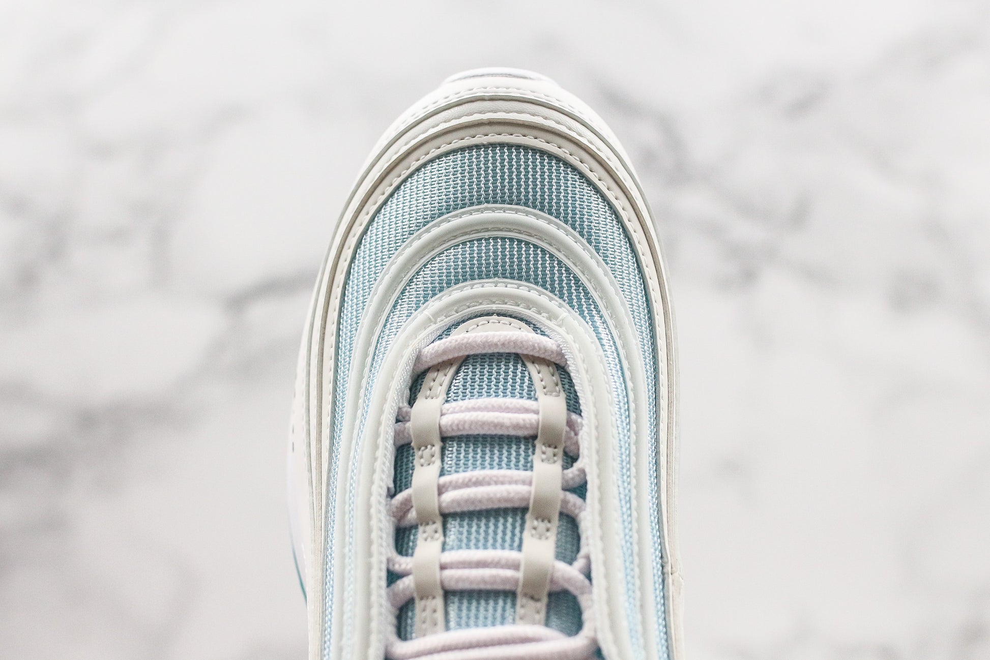 Nike Air Max 97 MSCHF x INRI Jesus Shoes Blue Tint