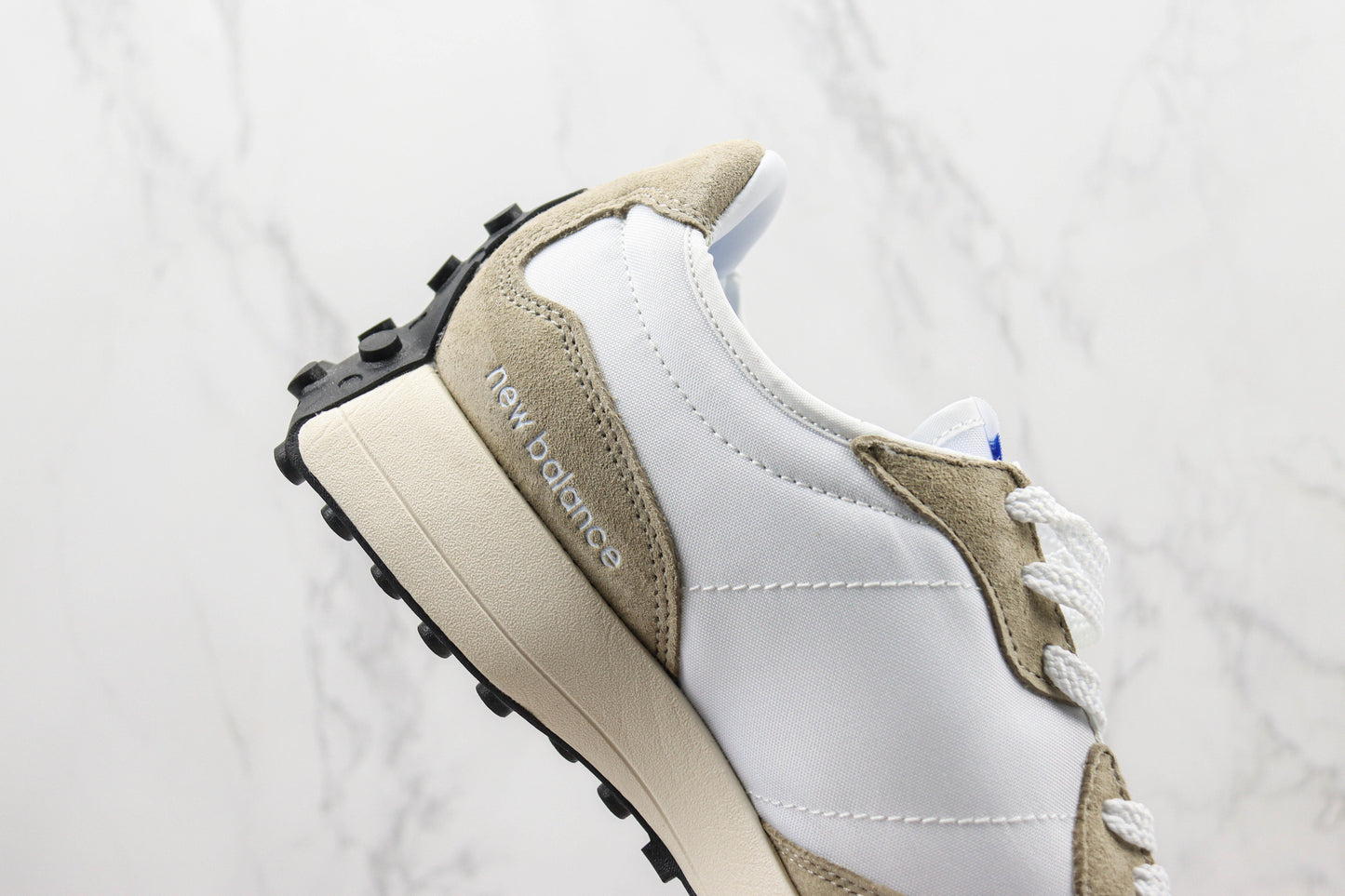 New Balance 327 White Silver