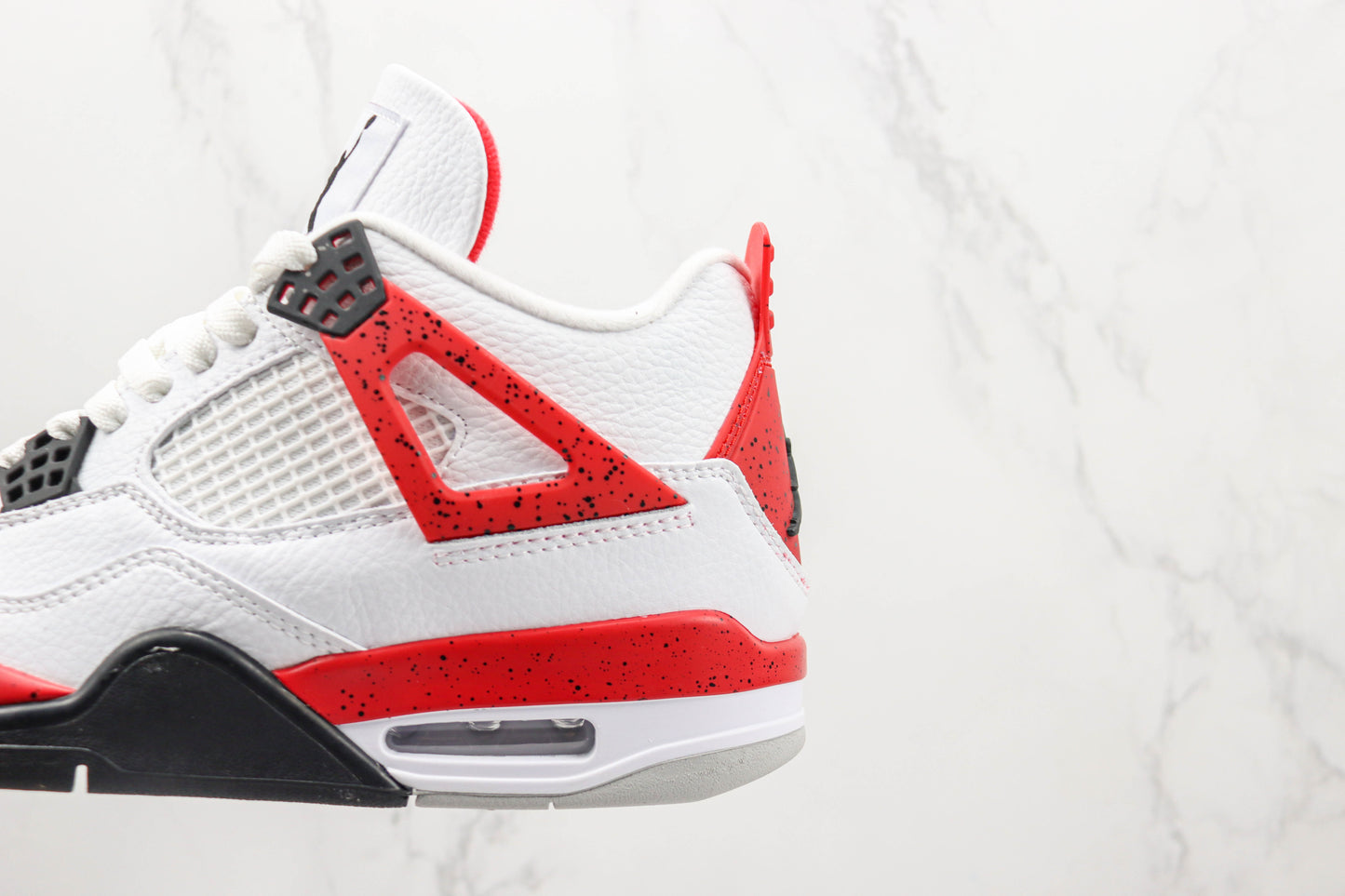 Air Jordan 4 Red Cement White