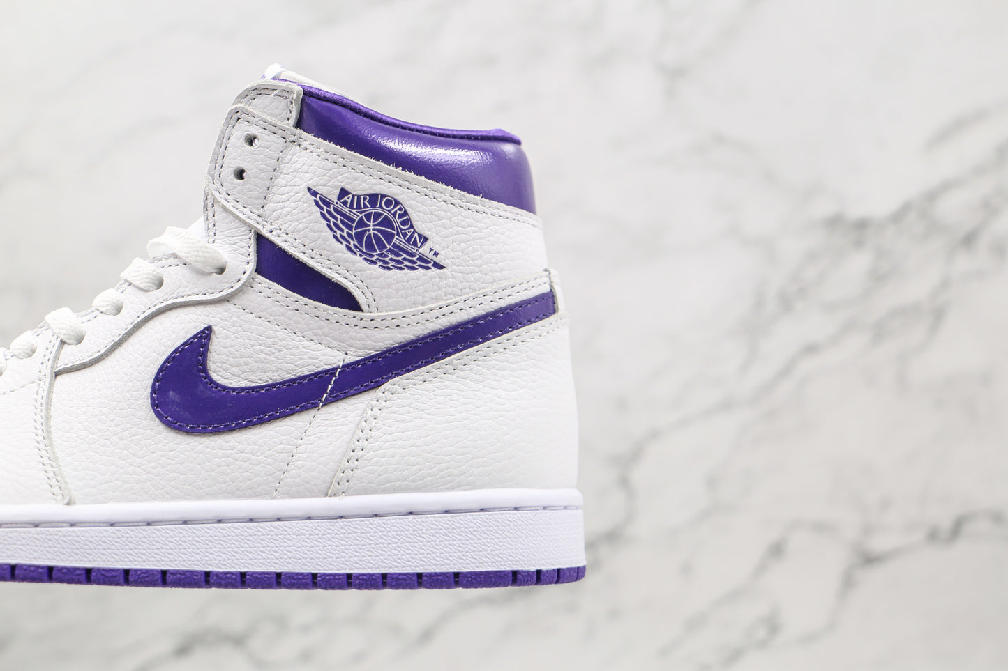 Air Jordan 1 High White Purple