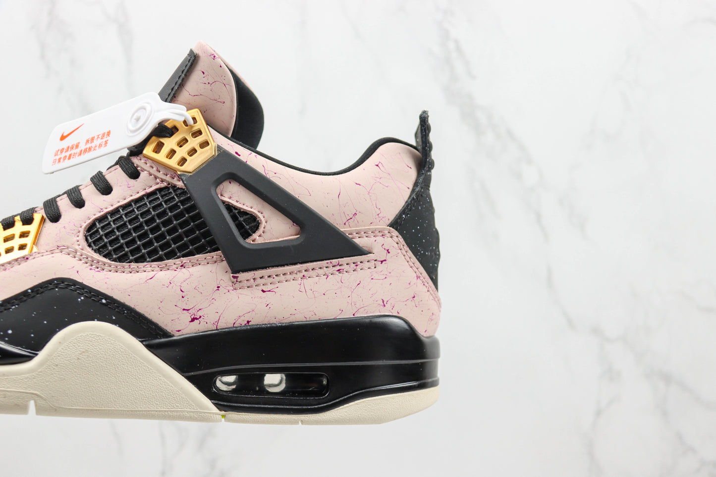 Air Jordan 4 Black Pink