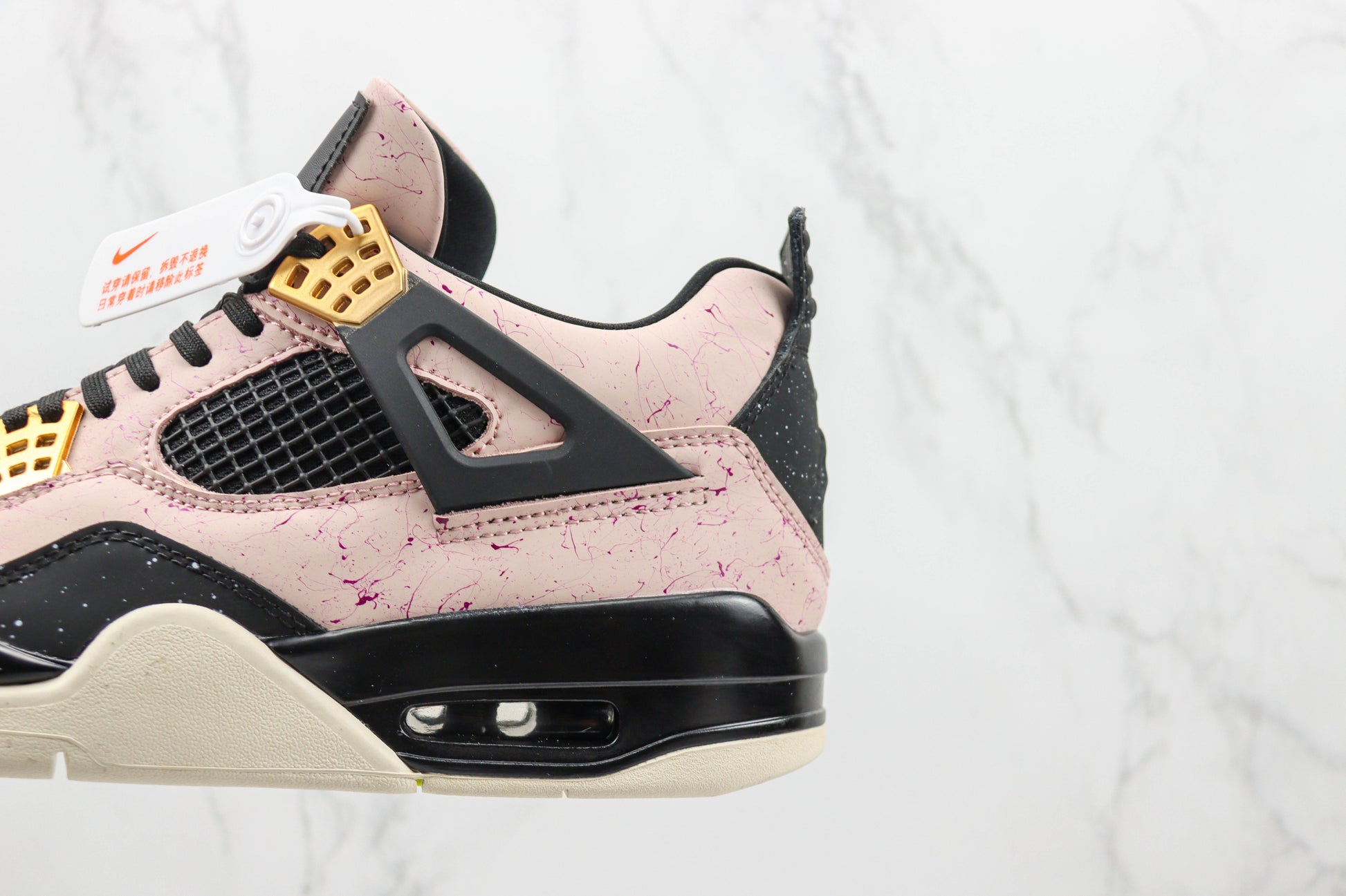 Air Jordan 4 Black Pink