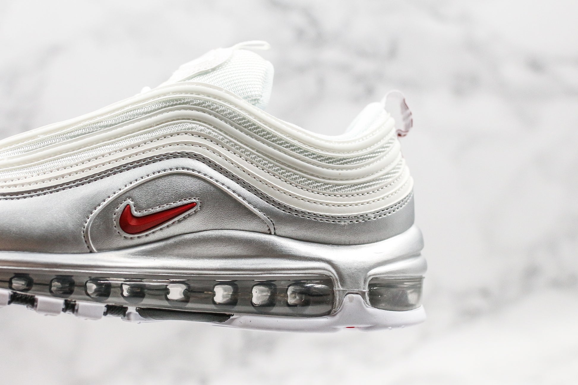 Nike Air Max 97 Metallic Silver Red