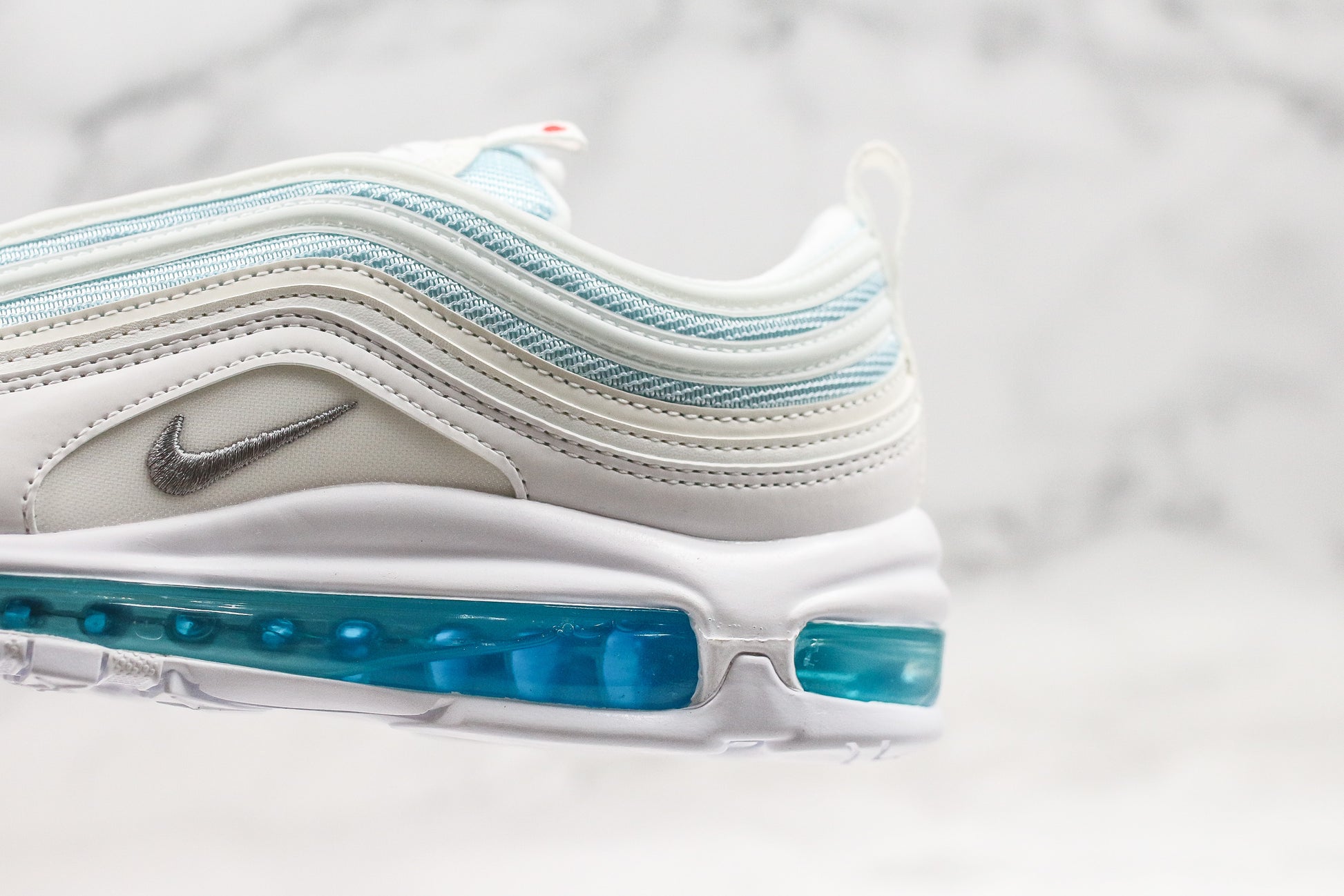 Nike Air Max 97 MSCHF x INRI Jesus Shoes Blue Tint