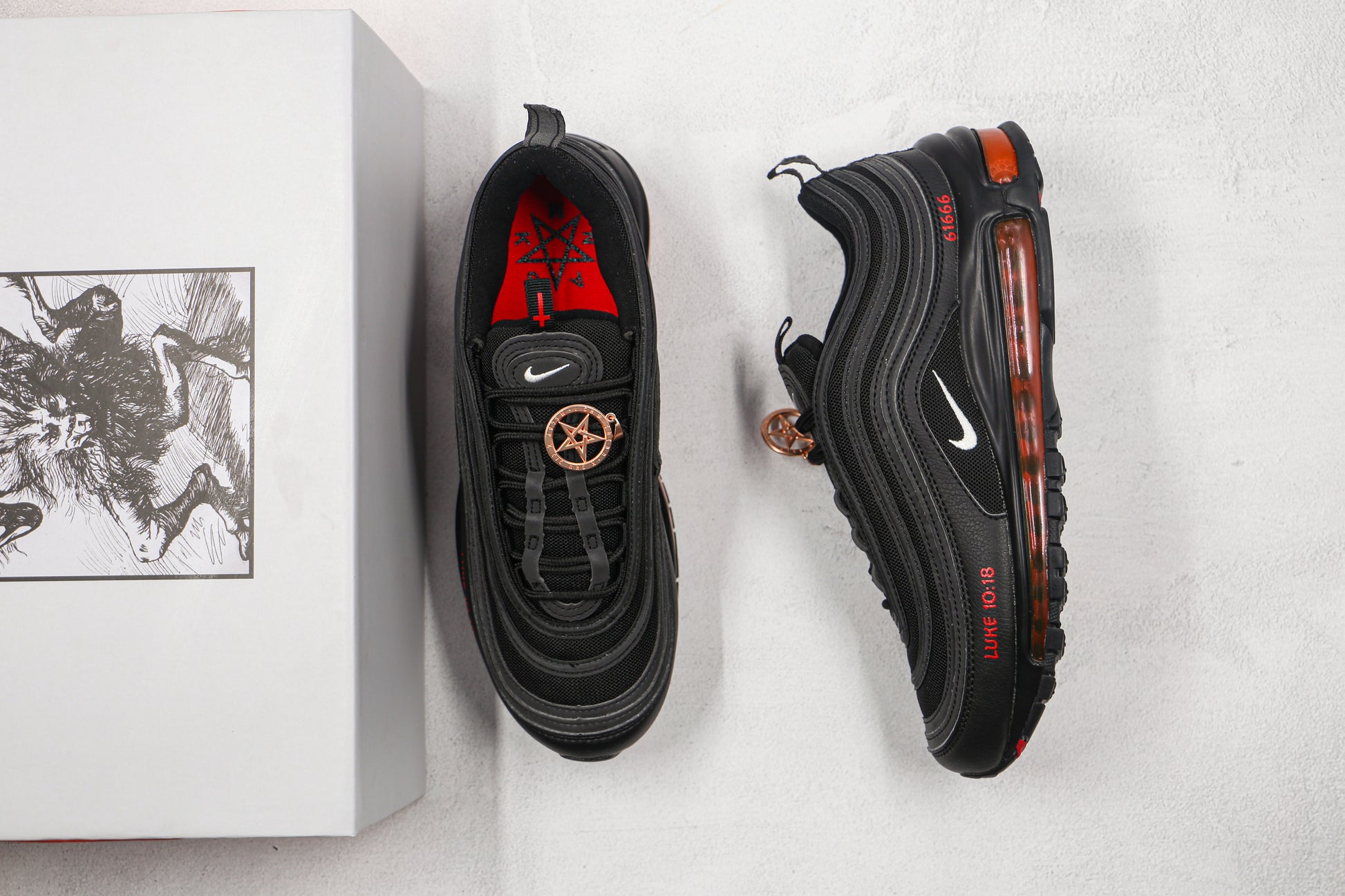Nike Air Max 97 Black Team Orange