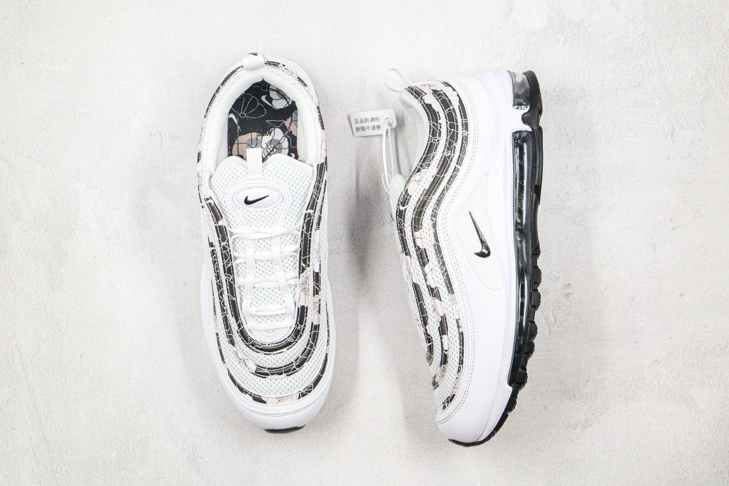 Nike Air Max 97 White Grid Black