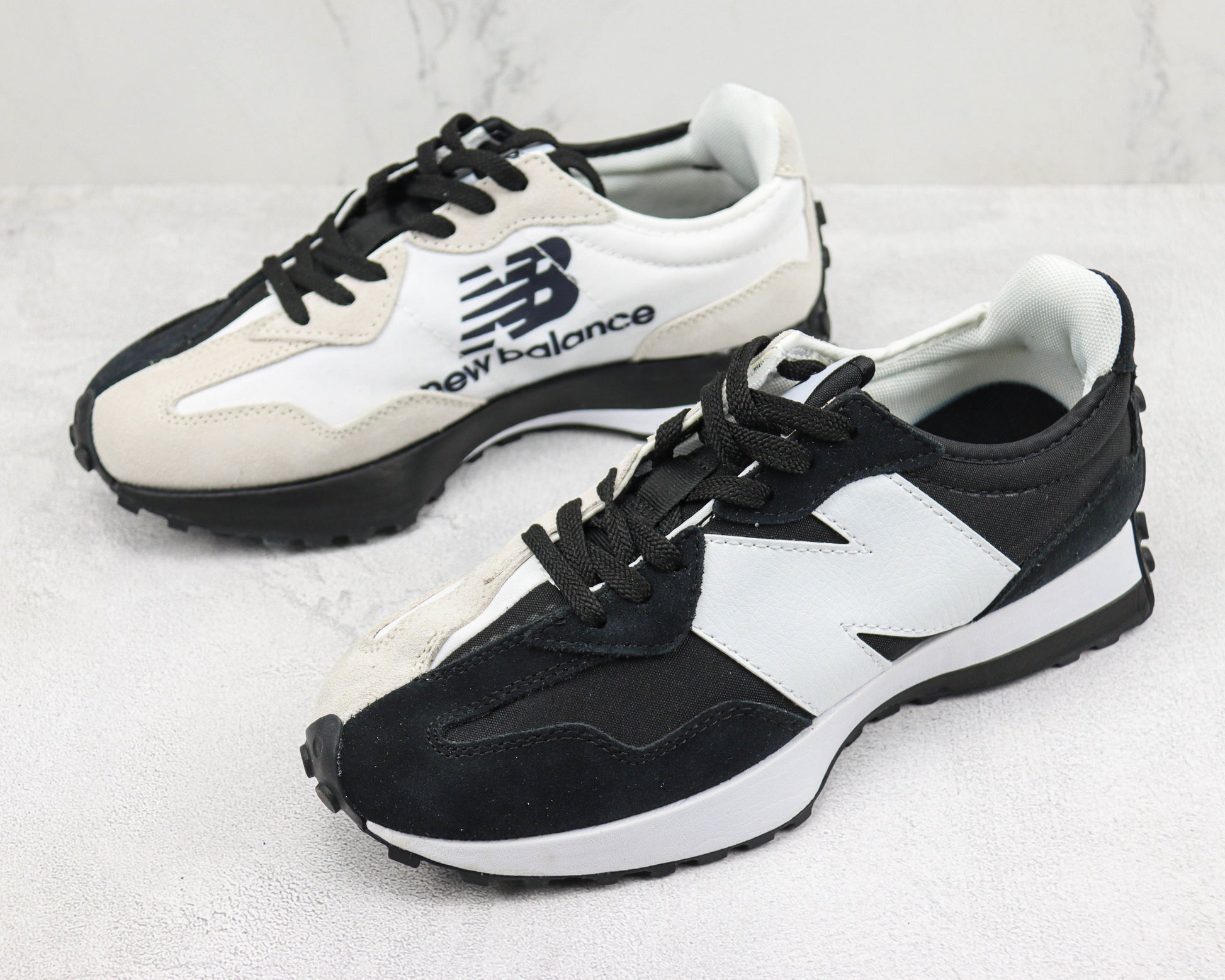 New Balance 327 White Silver MS327BW1