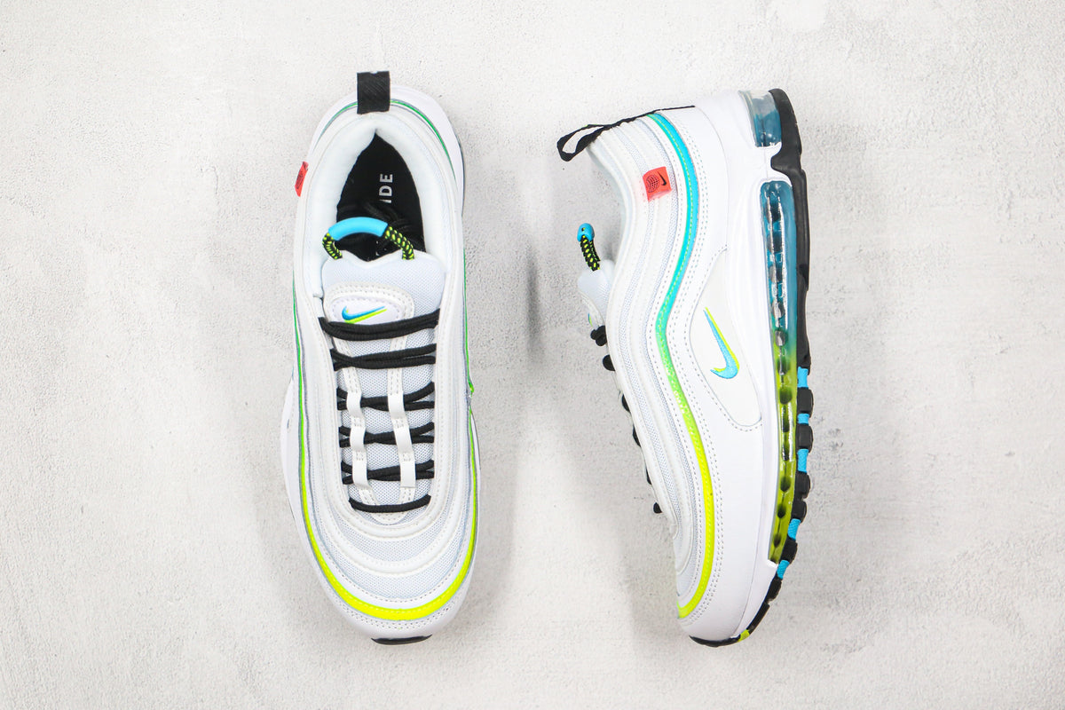 Nike Air Max 97 Worldwide White Volt Aqua