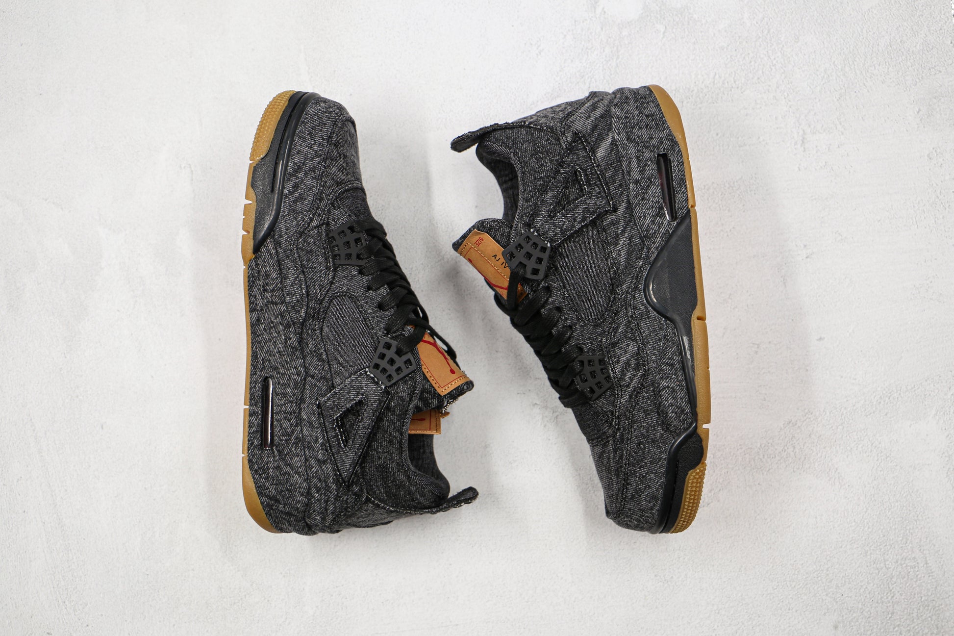 Air Jordan 4 Levis Black Denim