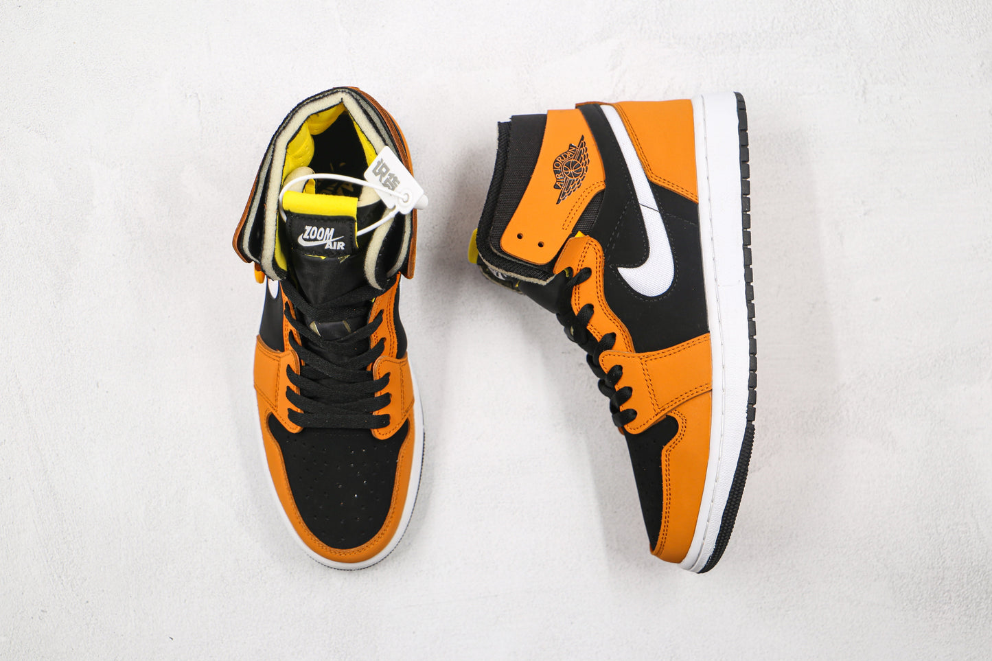 Air Jordan 1 High Black Yellow Brown