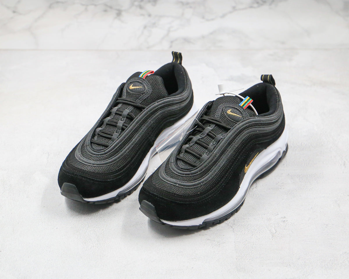 Nike Air Max 97 Black Gold Swoosh