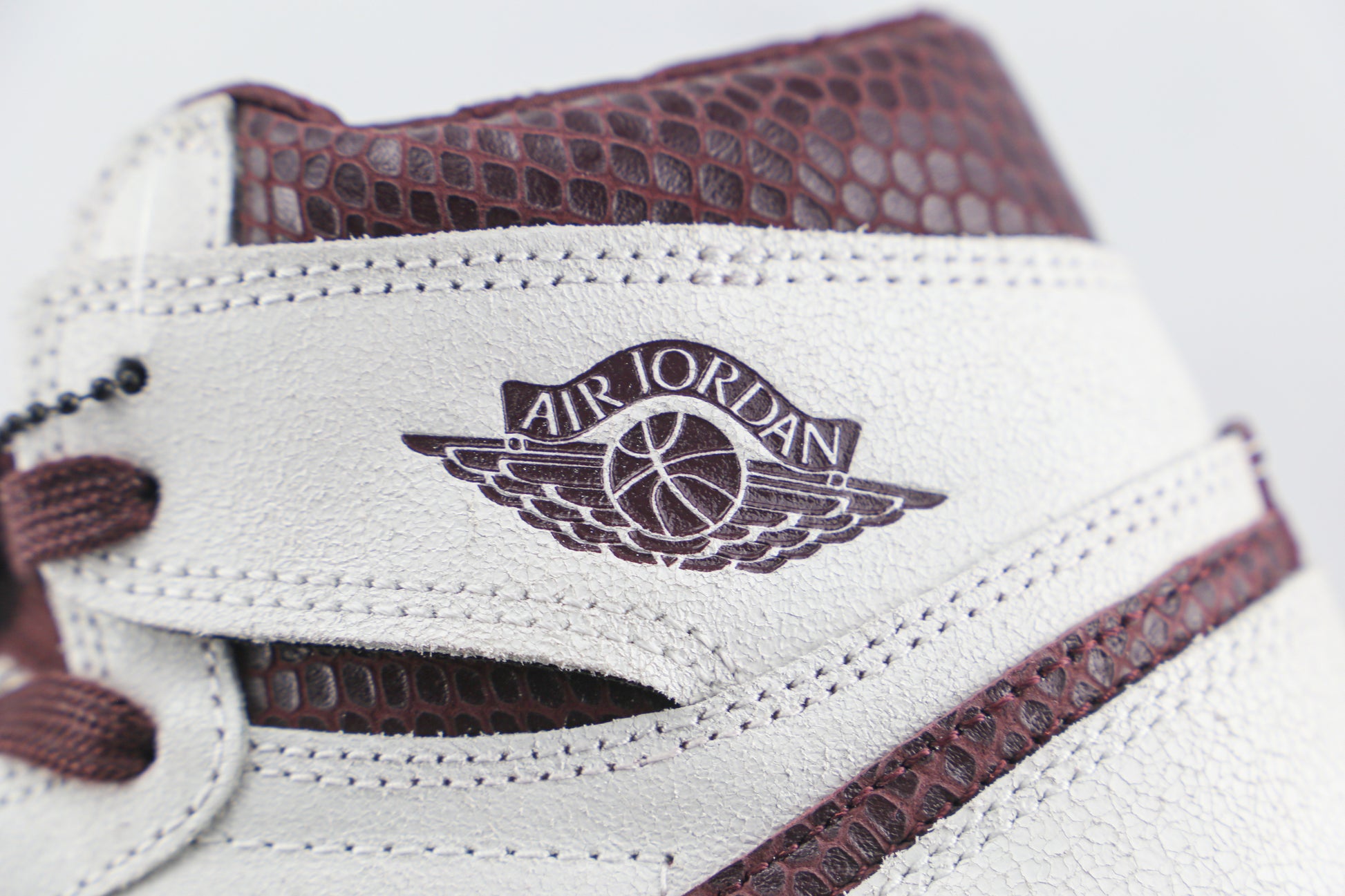 Air Jordan 1 High A Ma Maniere Burgundy Snakeskin