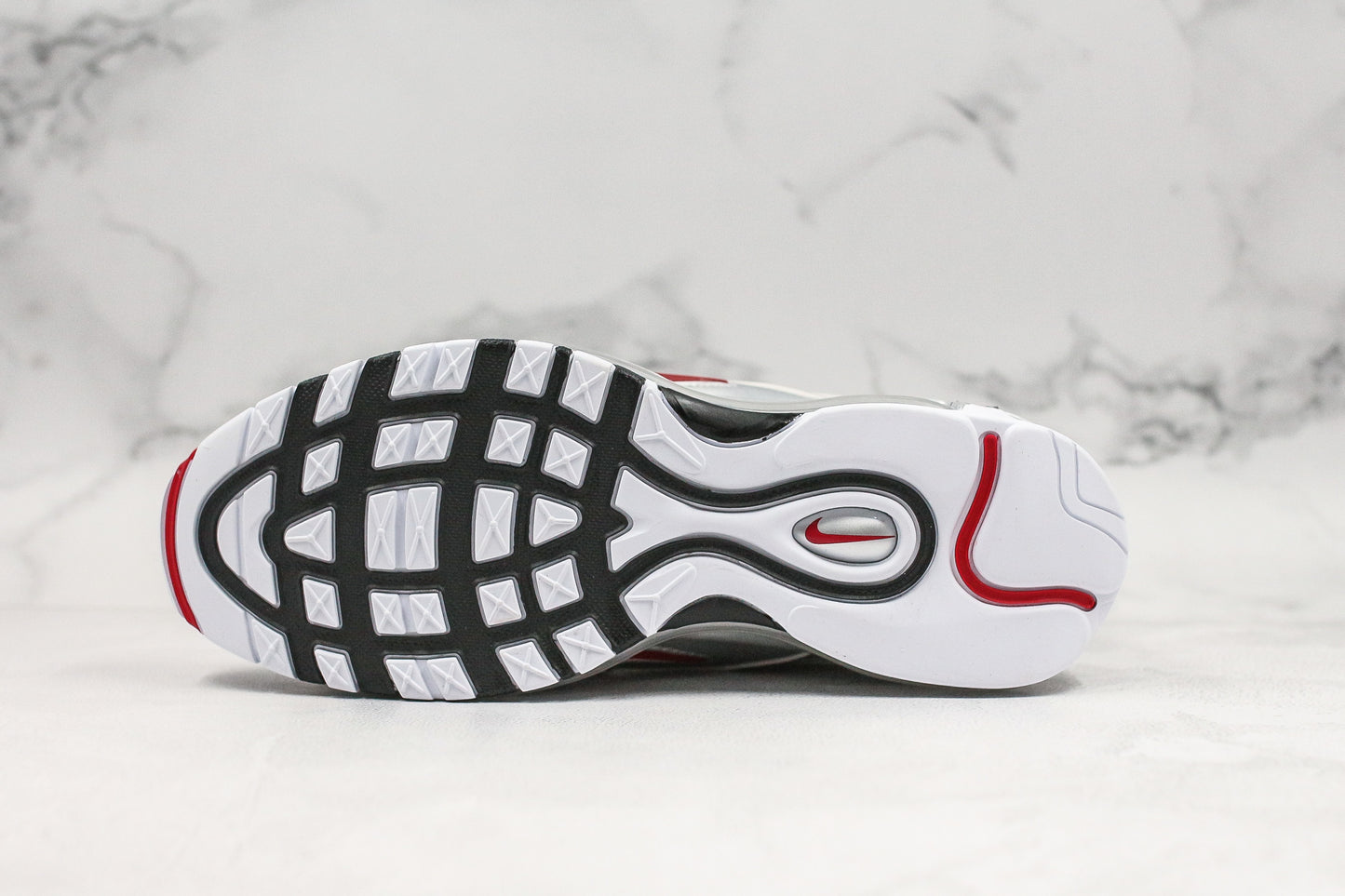 Nike Air Max 97 Metallic Silver Red