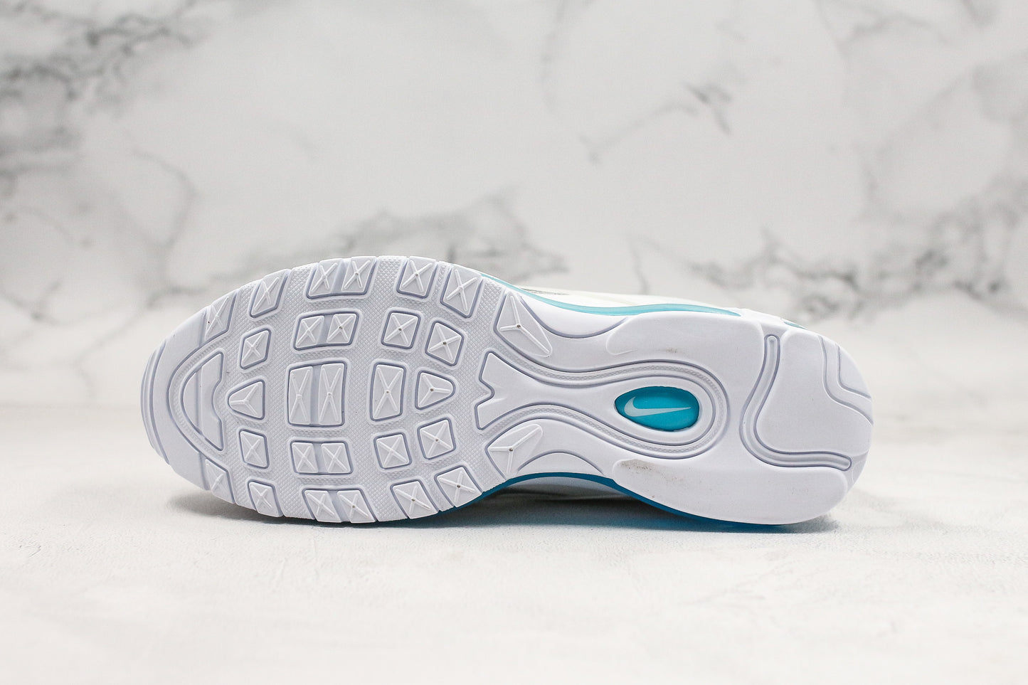 Nike Air Max 97 MSCHF x INRI Jesus Shoes Blue Tint