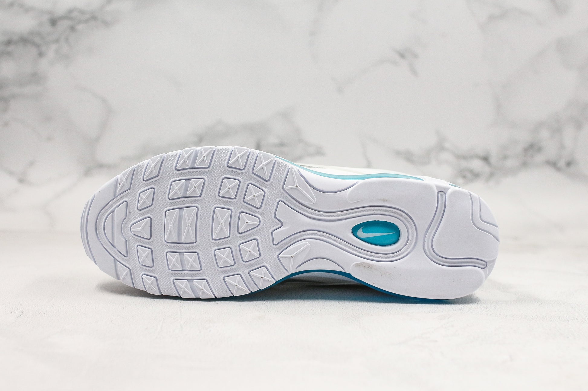 Nike Air Max 97 MSCHF x INRI Jesus Shoes Blue Tint