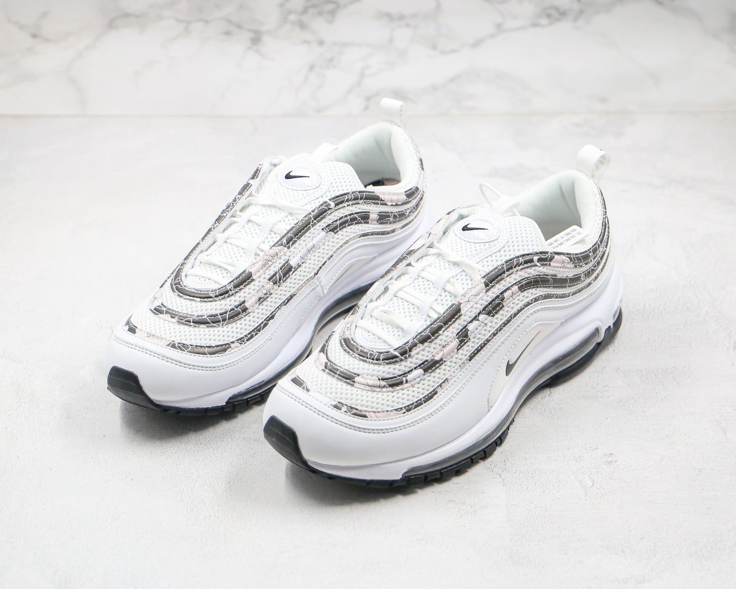 Nike Air Max 97 White Grid Black