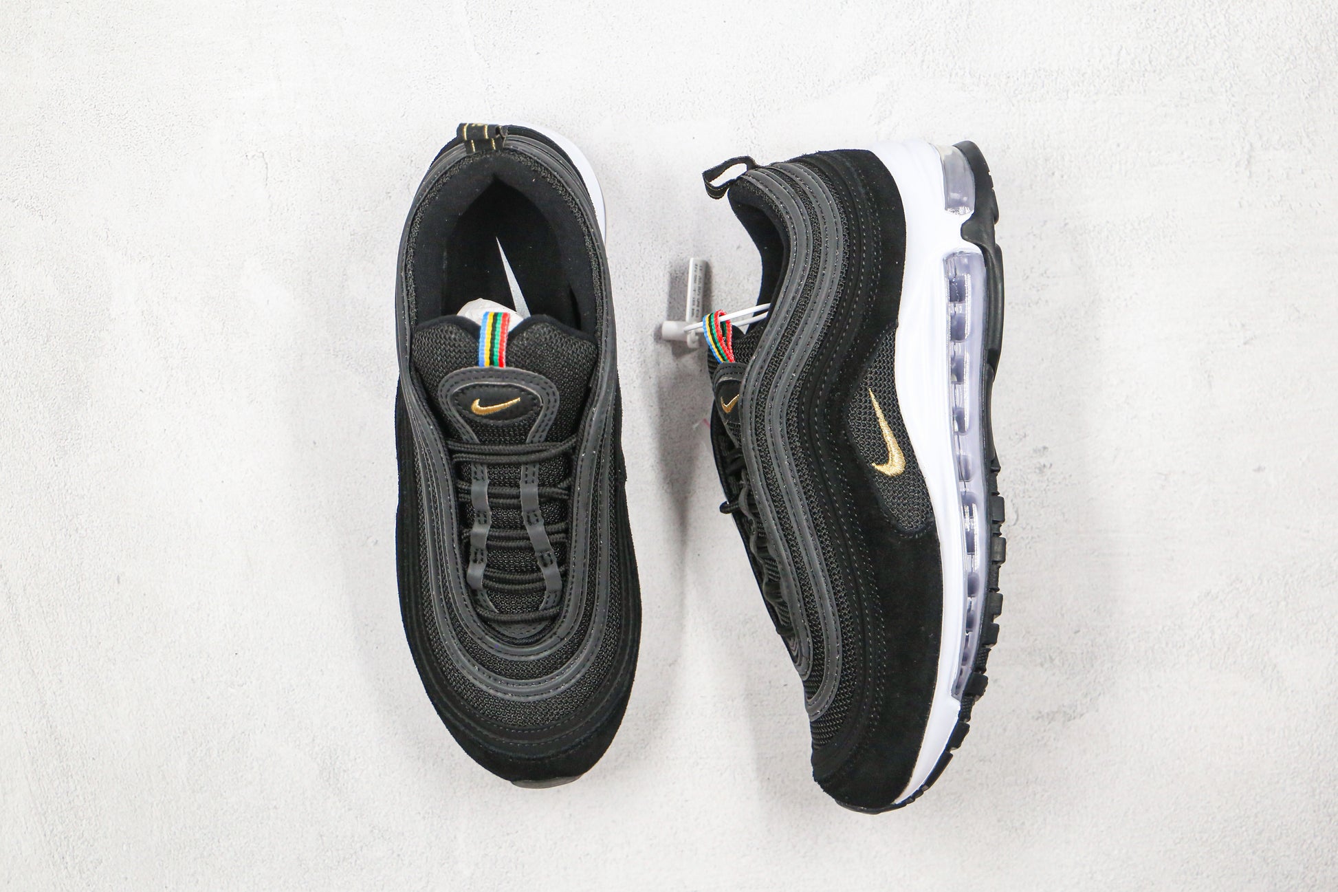 Nike Air Max 97 Black Gold Swoosh