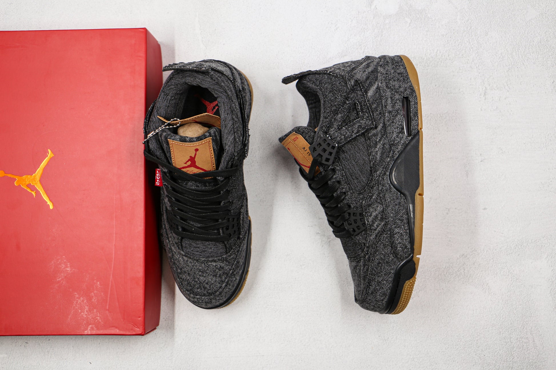 Air Jordan 4 Levis Black Denim