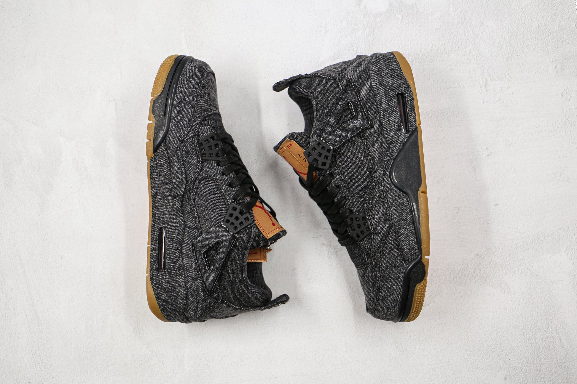 Air Jordan 4 Levis Black Denim