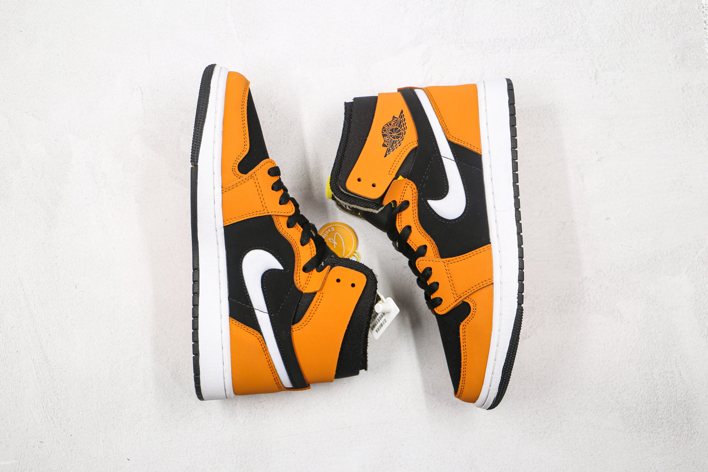 Air Jordan 1 High Black Yellow Brown