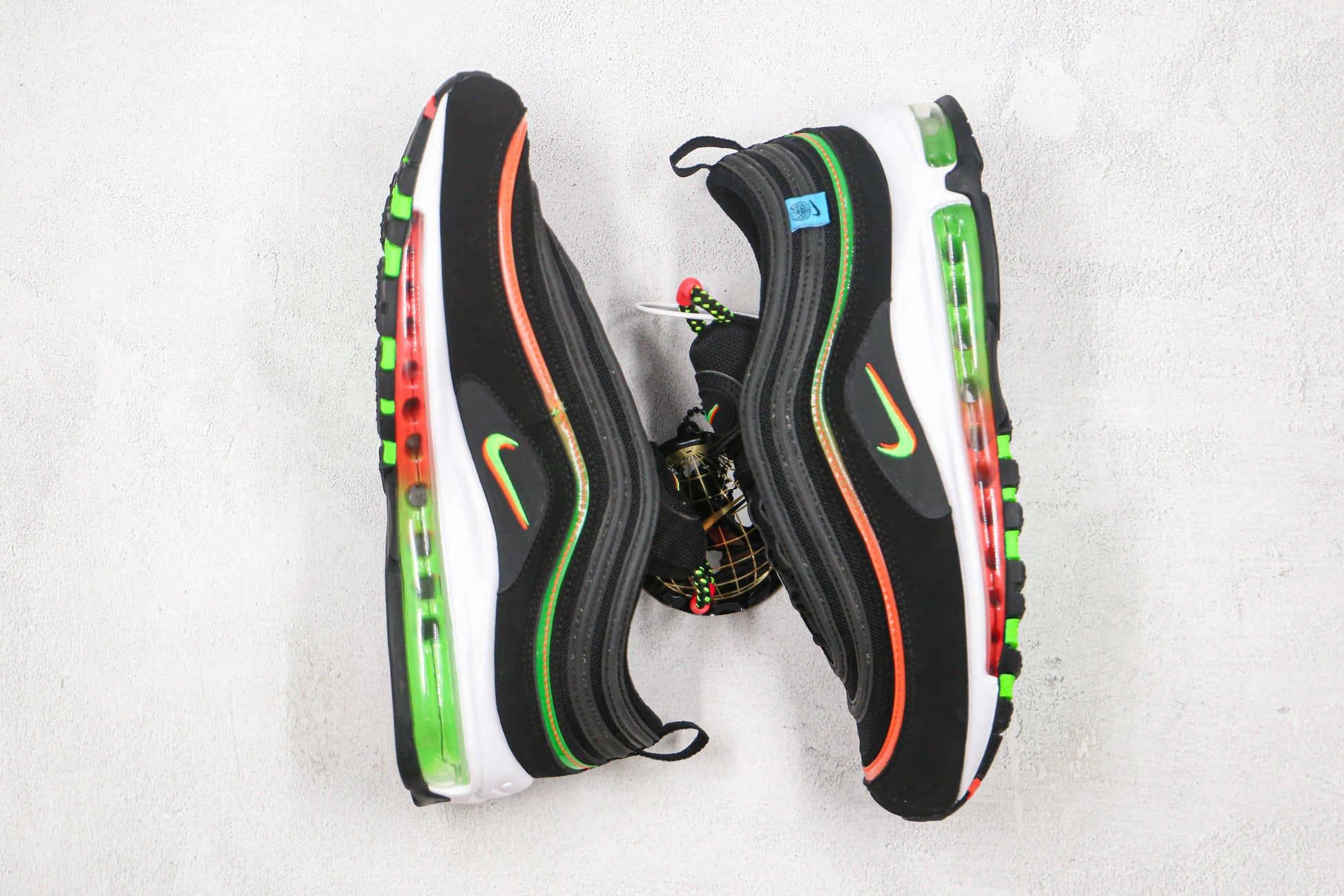 Nike Air Max 97 Worldwide Black Orange Green