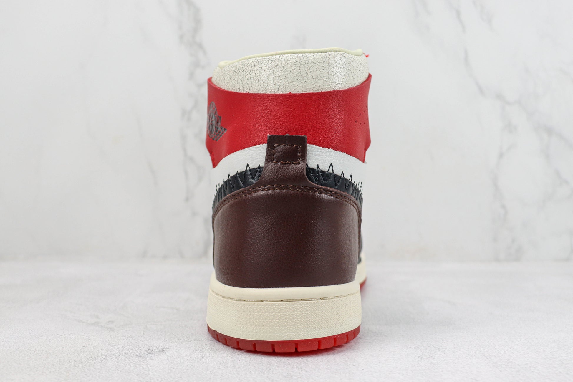 Air Jordan 1 High Red Glitter Patchwork