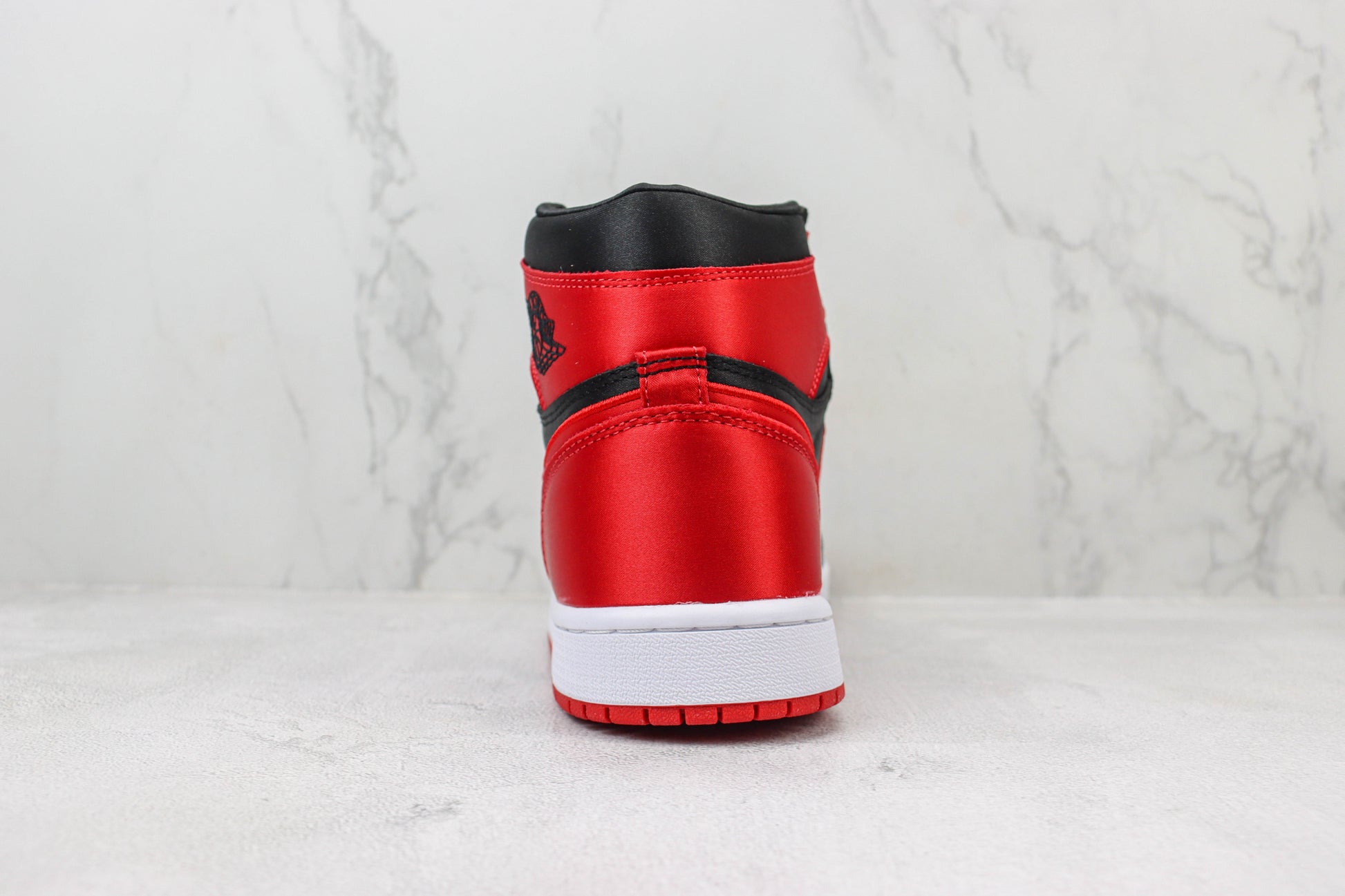 Air Jordan 1 High Satin Black Red