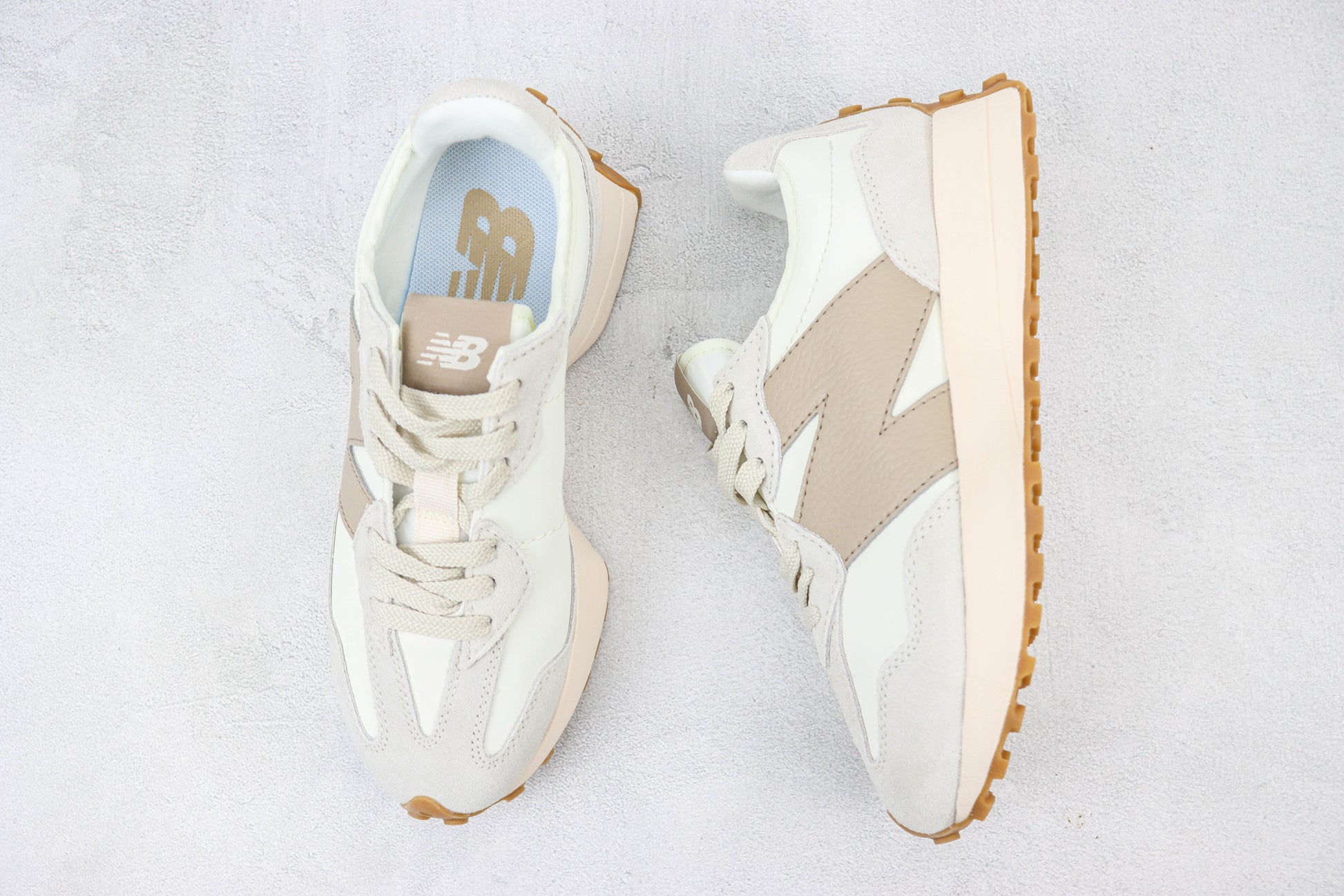 New Balance 327 White Silver U327LZ