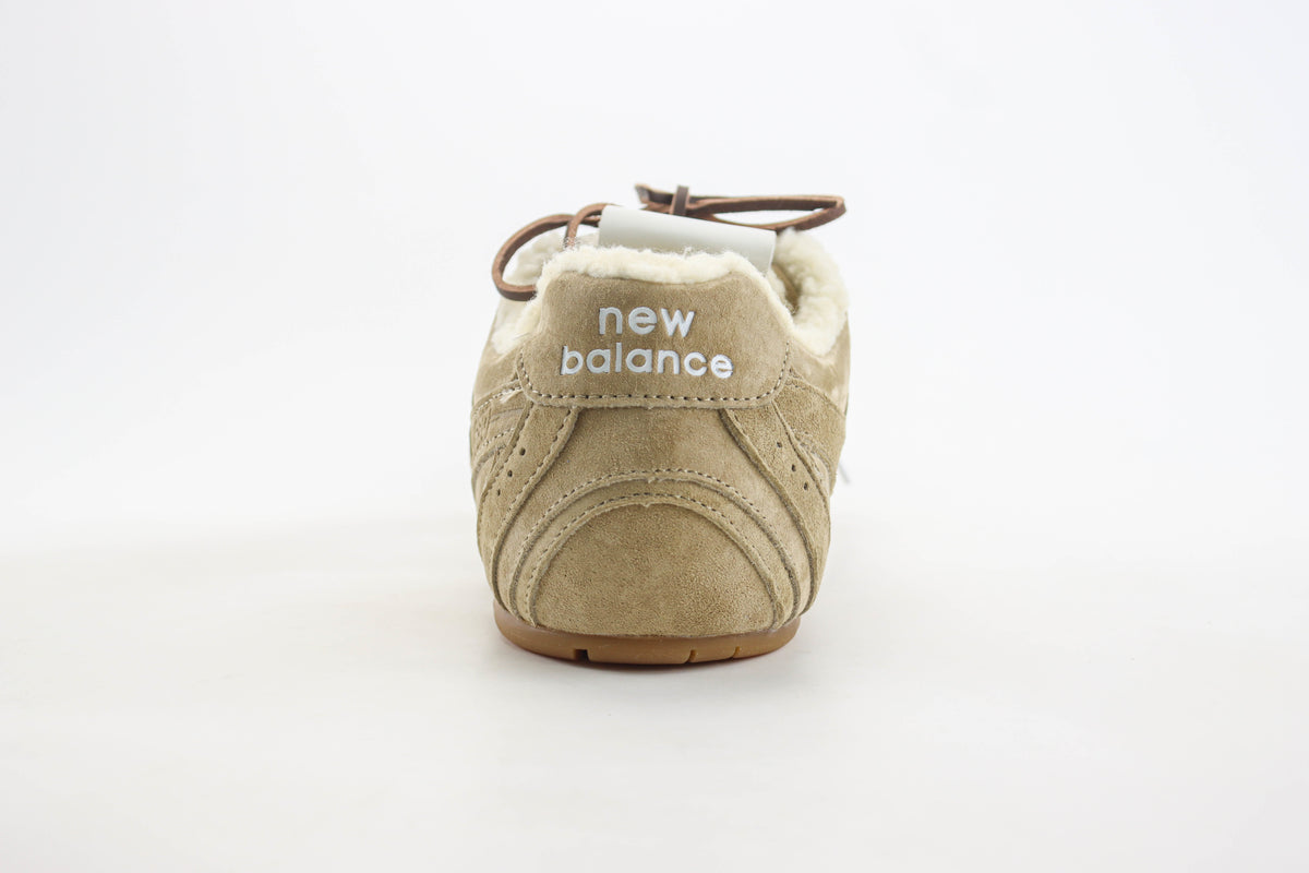 New Balance X MiuMiu 530 Fur Lined Suede Tan