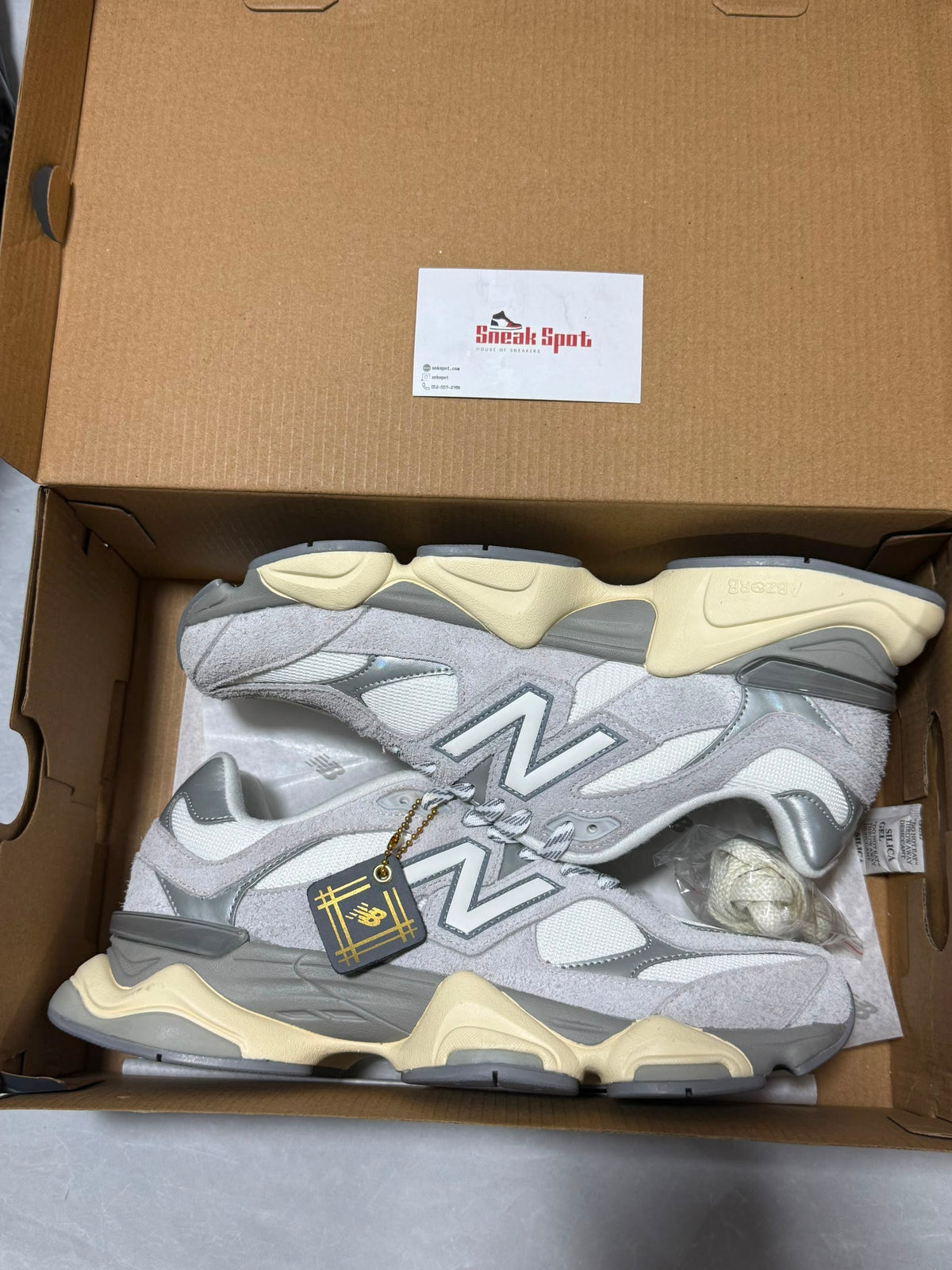 New Balance 9060 Light Grey White