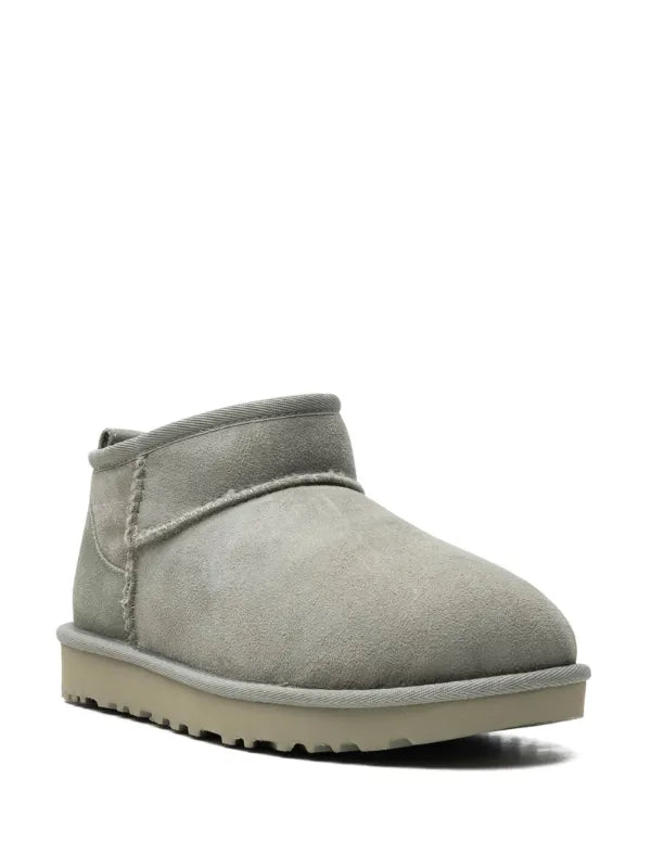 Ugg Classic Ultra Suede Ankle Boots Light Grey