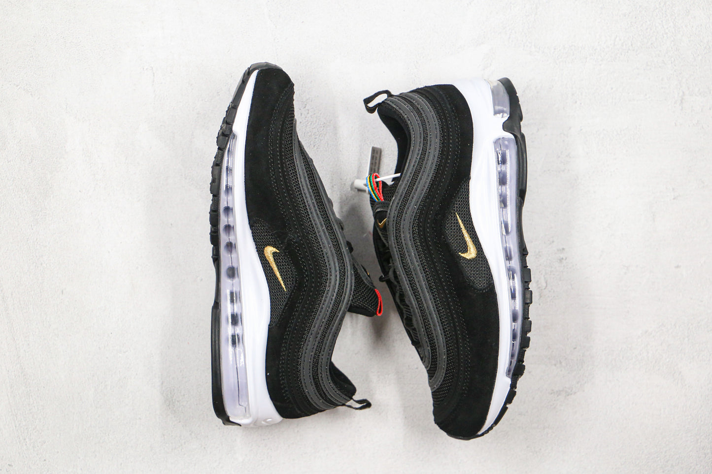 Nike Air Max 97 Black Gold Swoosh