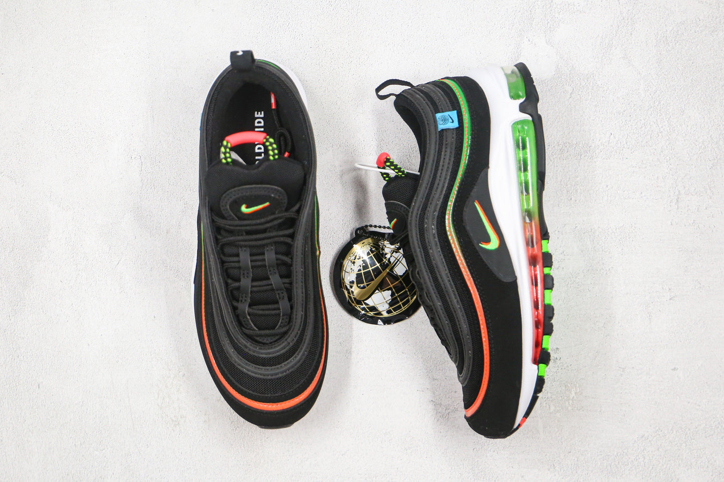 Nike Air Max 97 Worldwide Black Orange Green