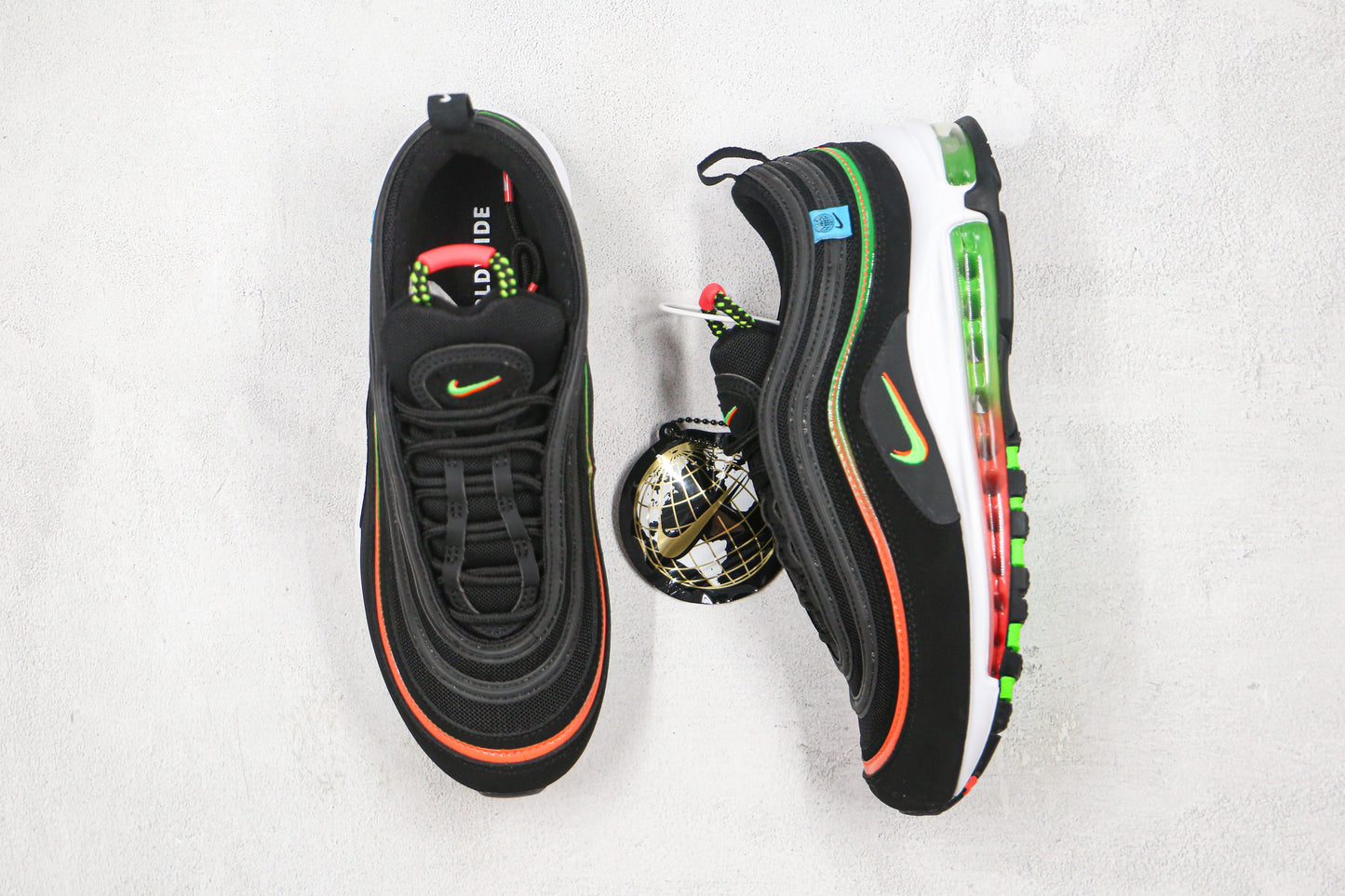 Nike Air Max 97 Worldwide Black Orange Green