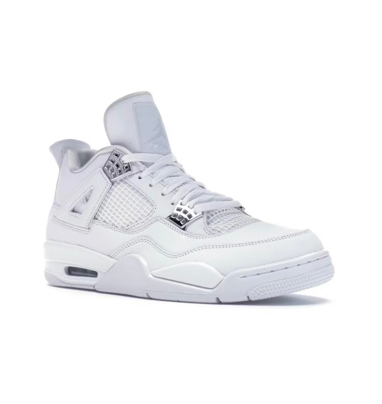 Air Jordan 4 White Silver