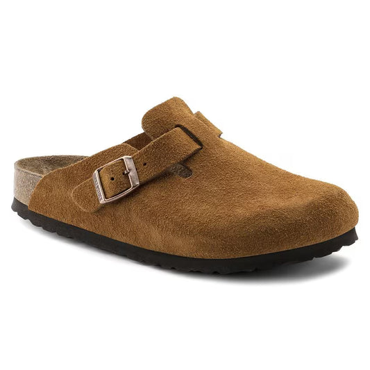 Birkenstock Slippers Seude Coffee Orange