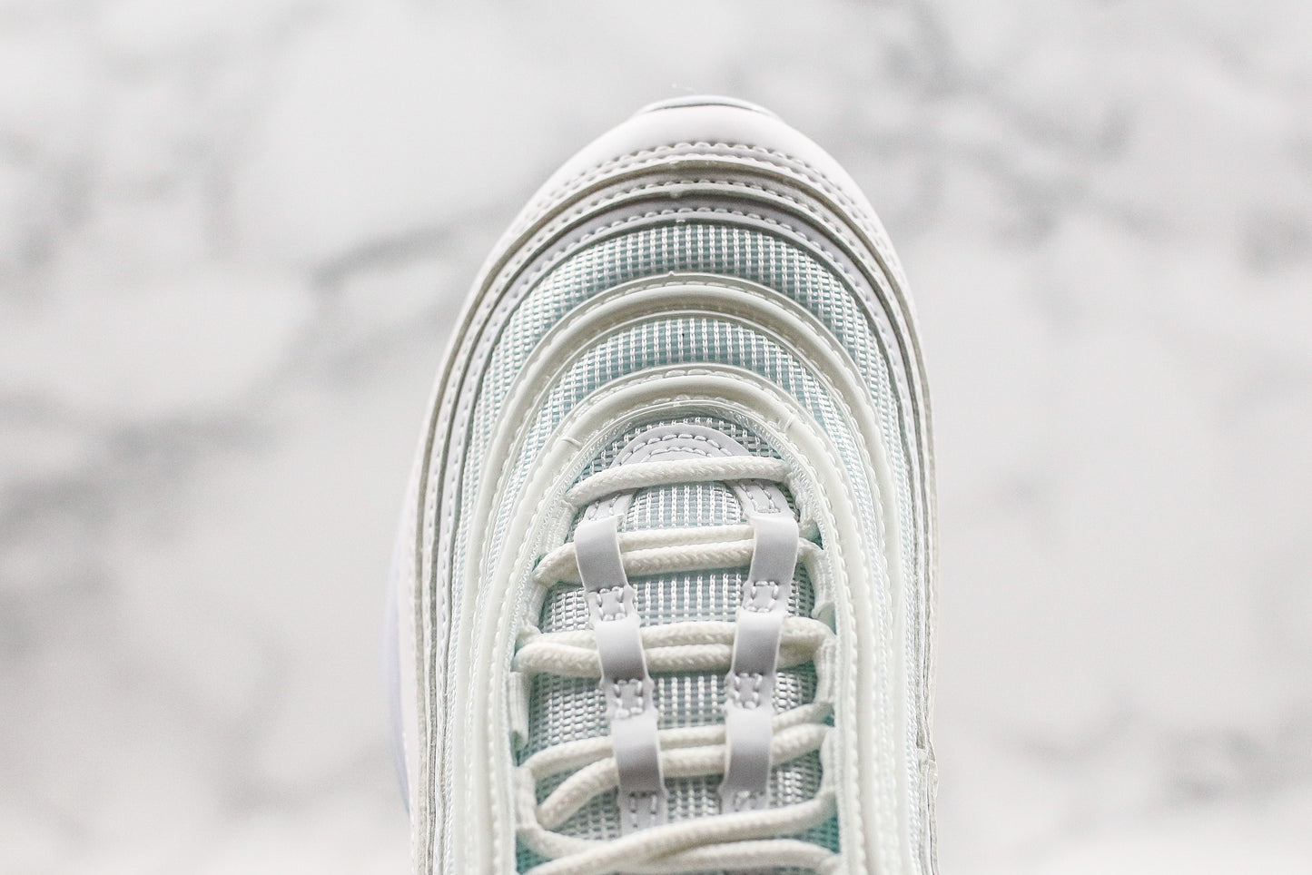 Nike Air Max 97 MSCHF x INRI Jesus Shoes Aqua