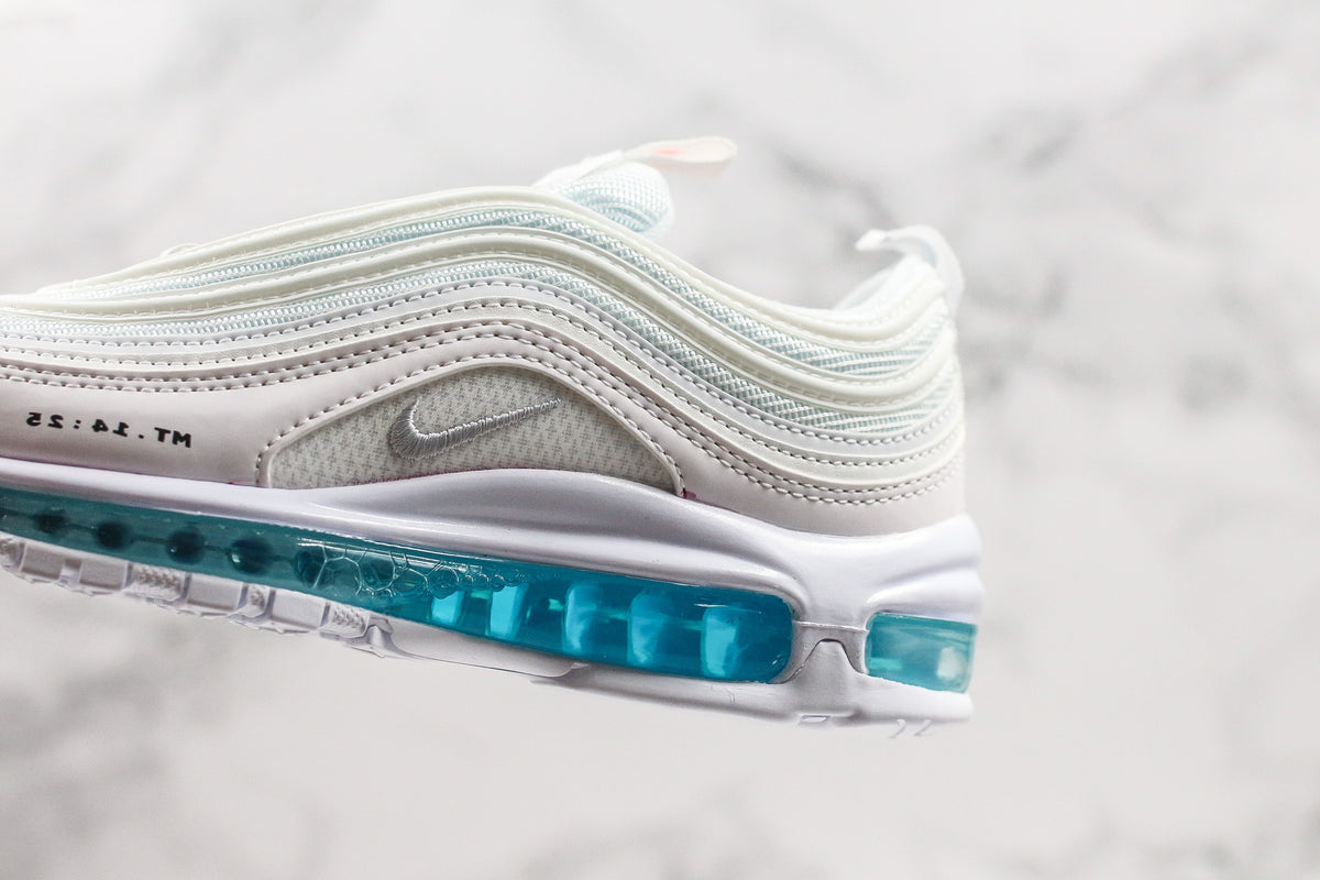 Nike Air Max 97 MSCHF x INRI Jesus Shoes Aqua