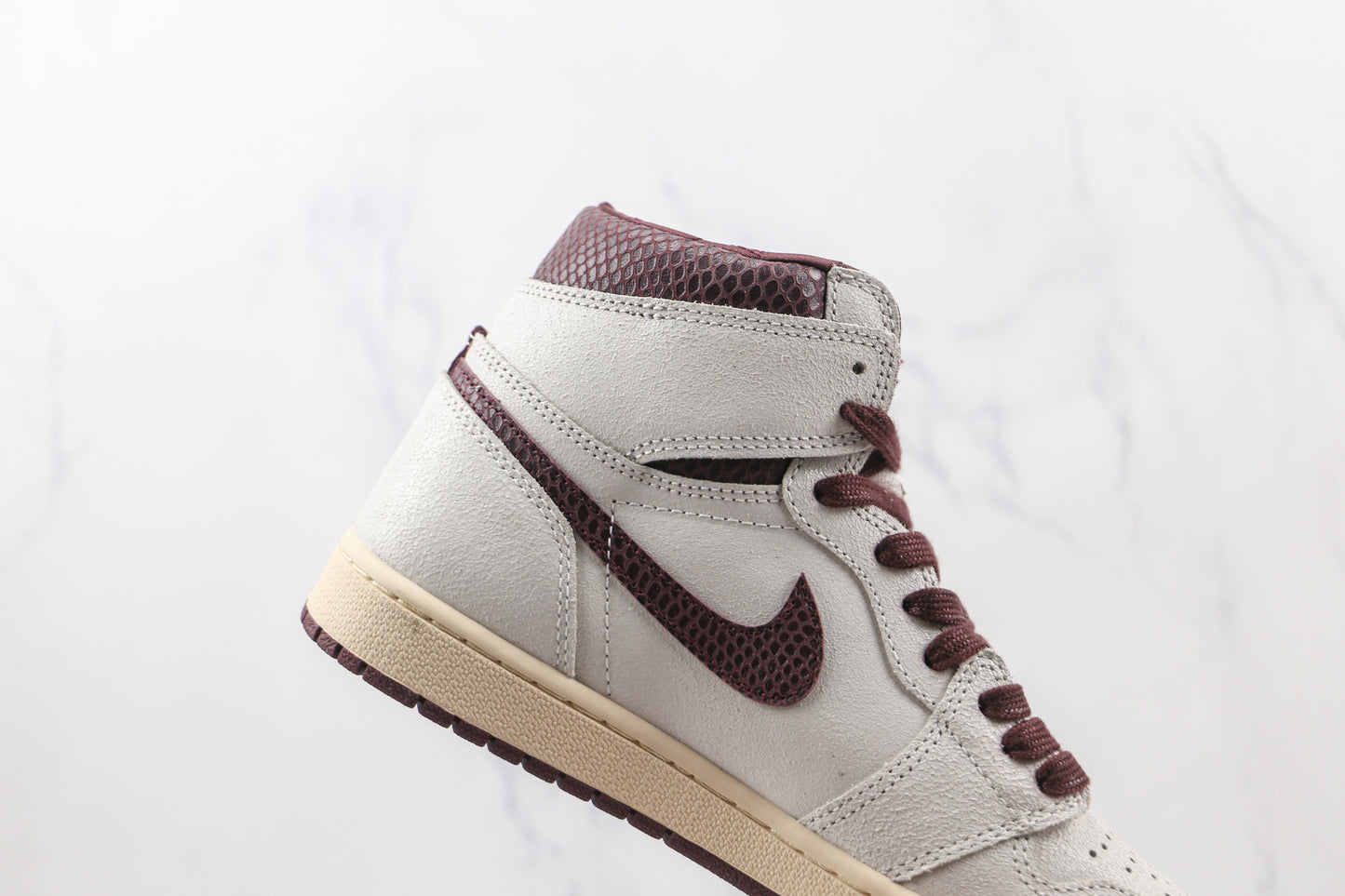 Air Jordan 1 High A Ma Maniere Burgundy Snakeskin
