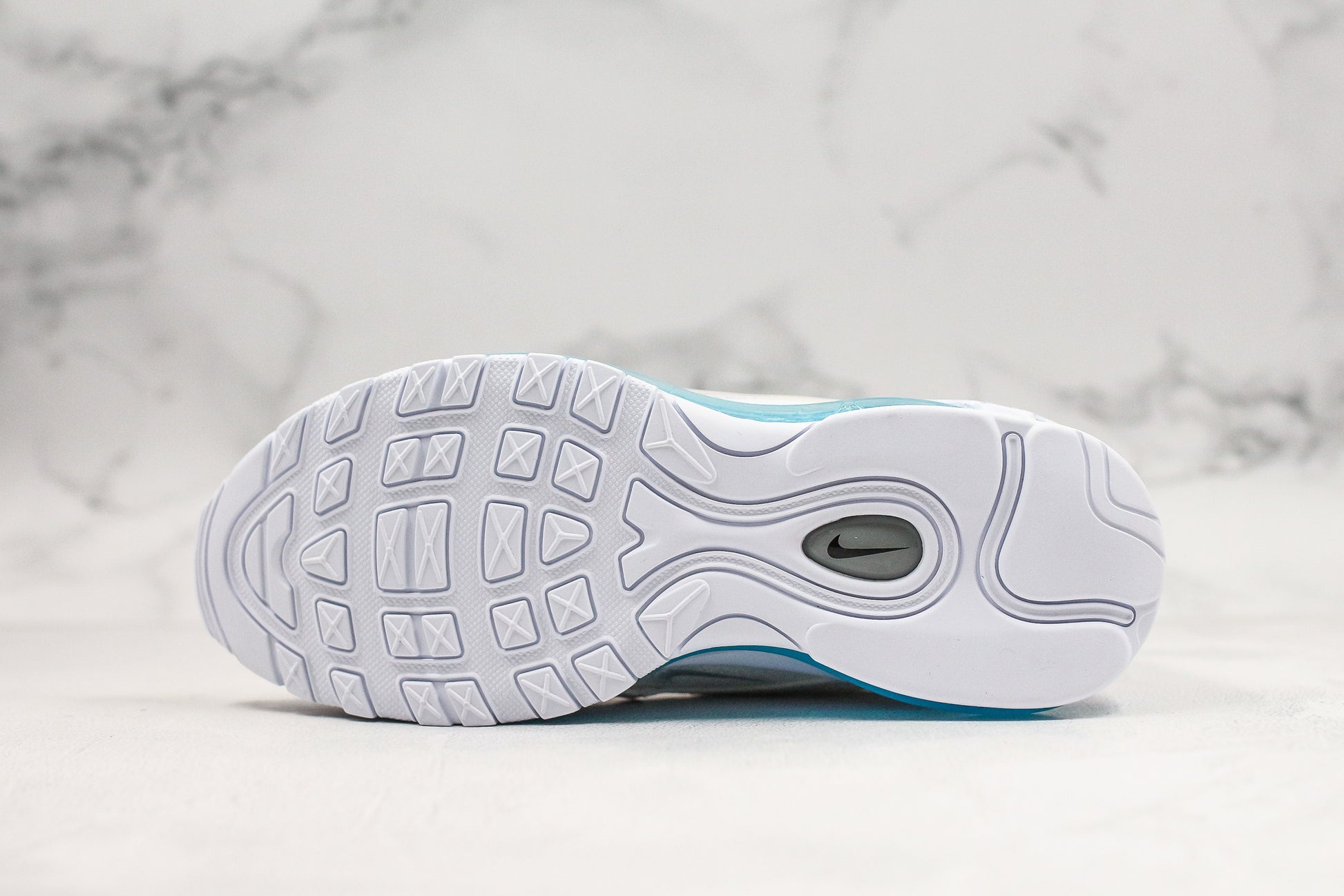 Nike Air Max 97 MSCHF x INRI Jesus Shoes Aqua