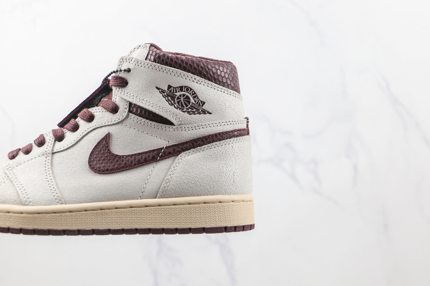 Air Jordan 1 High A Ma Maniere Burgundy Snakeskin