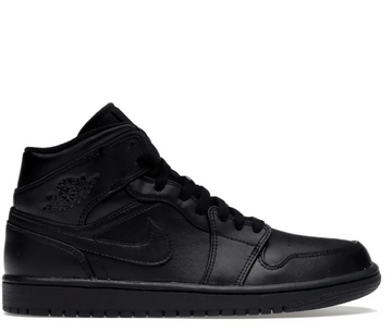 Air Jordan 1 Mid Triple Black