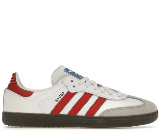 Adidas Samba white red