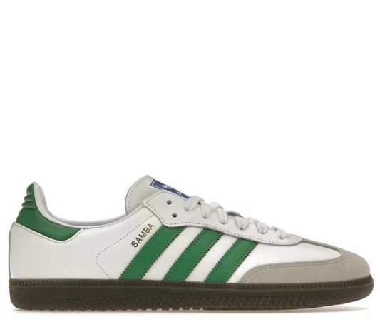 Adidas Samba white  green grey