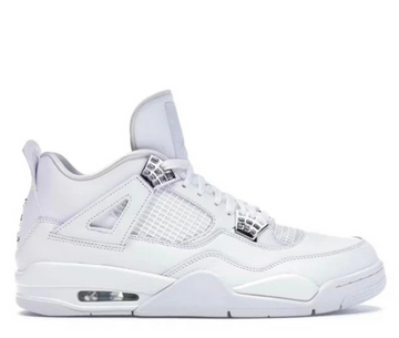 Air Jordan 4 White Silver