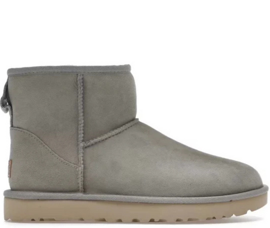 Ugg Classic Ultra Suede Ankle Boots Light Grey